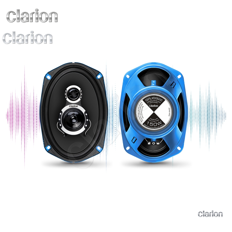 Clarion SRJ692E Koaksiyel | 6×9&quot;, 50W RMS, 89dB